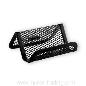 Metal Mesh Business Card Holder Black