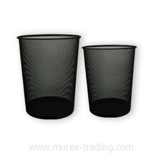 Metal Mesh Waste Basket Round