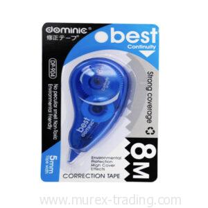 Correction tapes 8 meters, 5mm width (Assorted Colors)