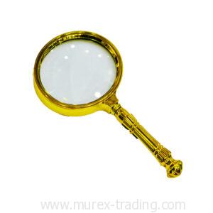 Hand Held Magnifying Glass Gold & Silver Color (Box of 10 pieces)