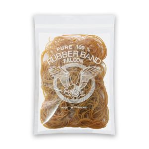 Falcon Rubber Bands (TMBK-BDBA-N) - Natural Colour 80g
