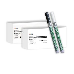 Marvy DecoColor Industrial Marker Extra Fine Tip – Black & White (MU-114PM)