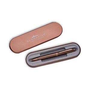 MX-Coffee Ball Pen - Metal Box-1001
